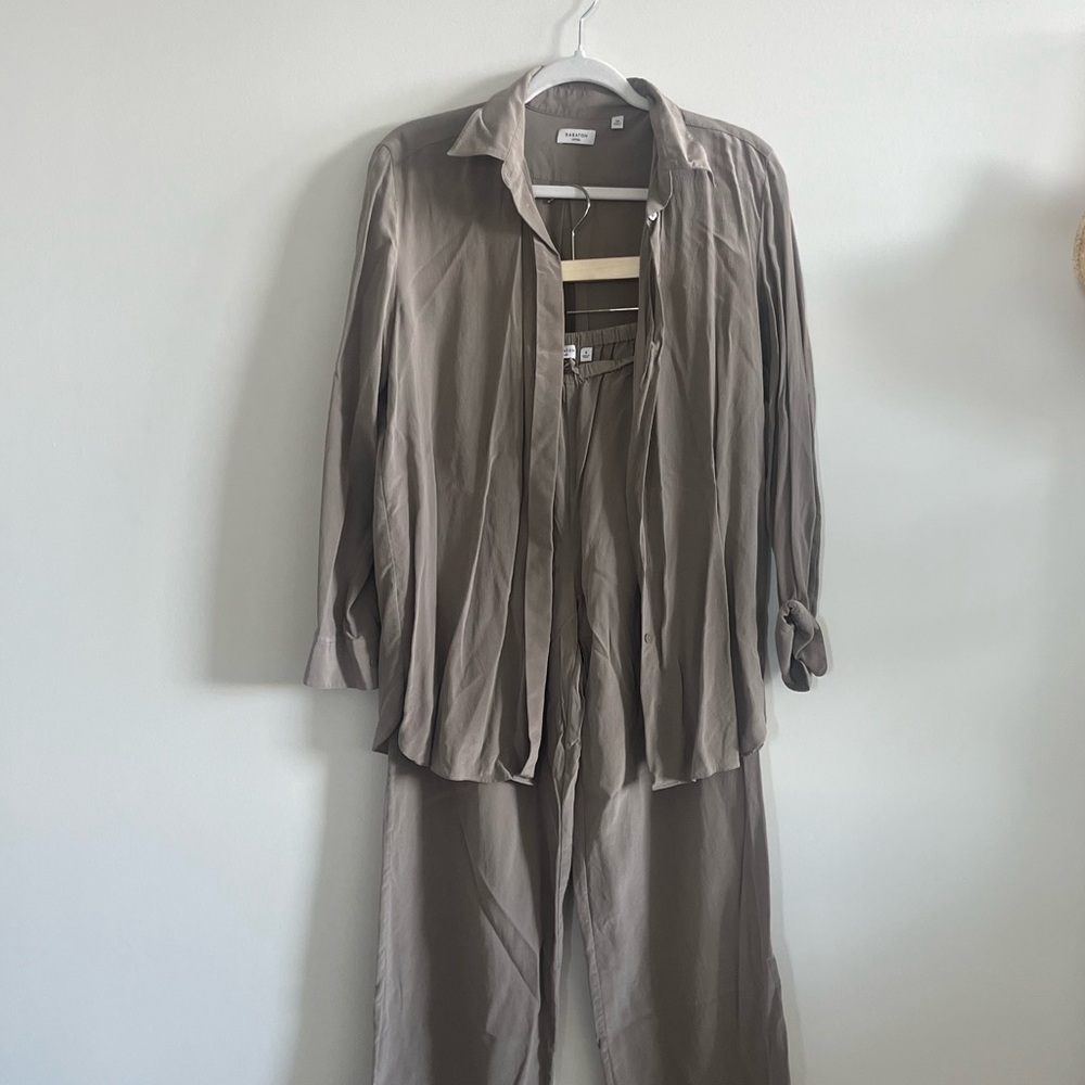 Babaton Taupe Blazer Jacket and pant set